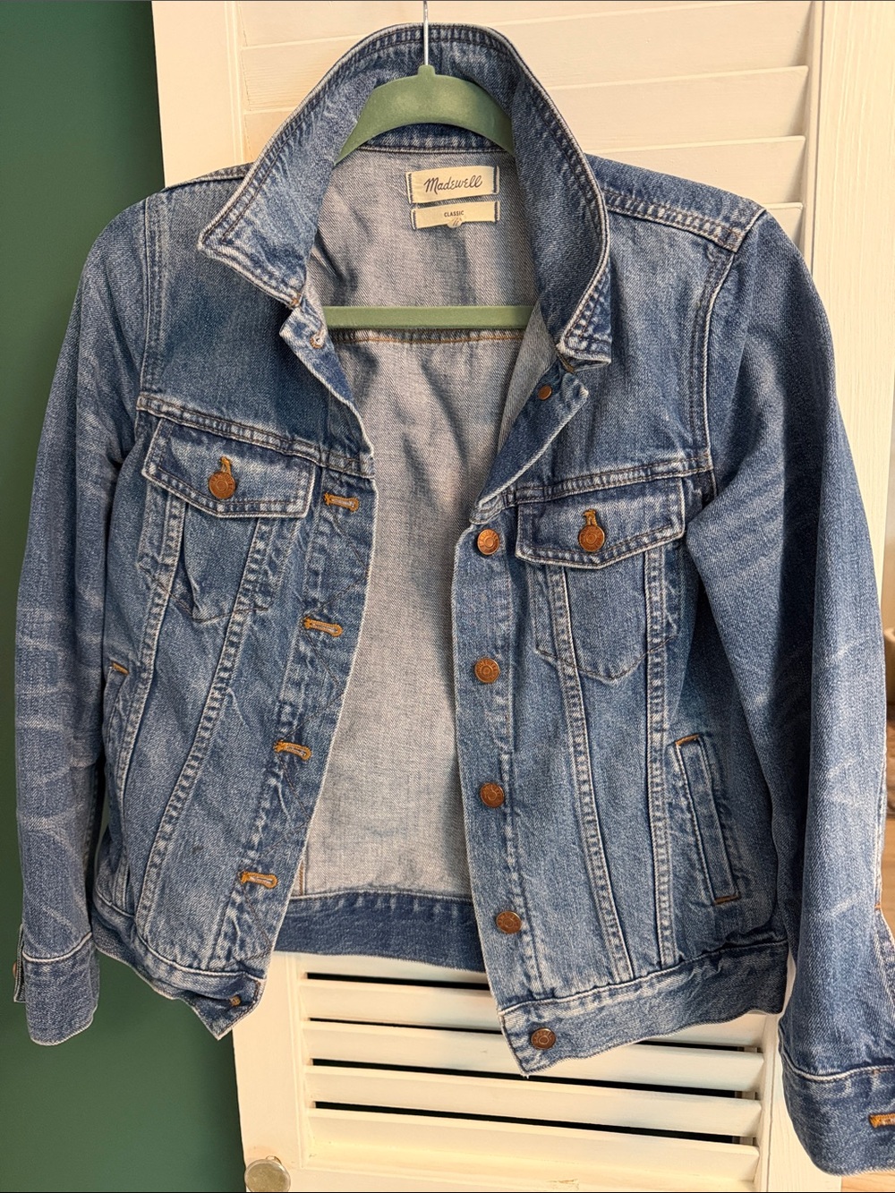 Madewell Medium Wash Blue Denim Jacket